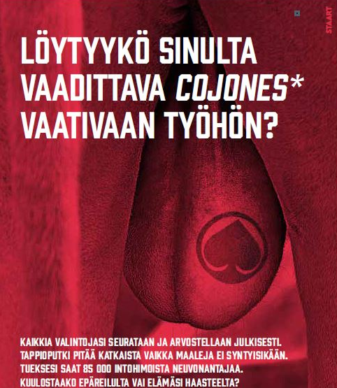 Ässien mainos. Ässien mainos.