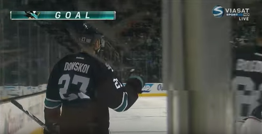 Joonas Donskoi avasi maalitilinsä Joonas Donskoi avasi maalitilinsä
