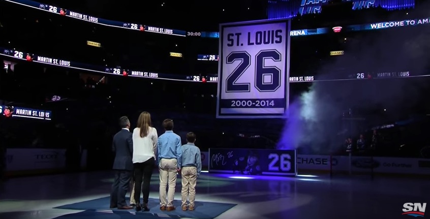 Tampa Bay jäädytti Martin St. Louisin pelinumeron Tampa Bay jäädytti Martin St. Louisin pelinumeron