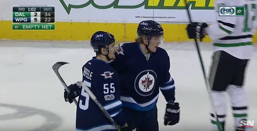 Patrik Laineelle NHL-uran kolmas hattutemppu Patrik Laineelle NHL-uran kolmas hattutemppu
