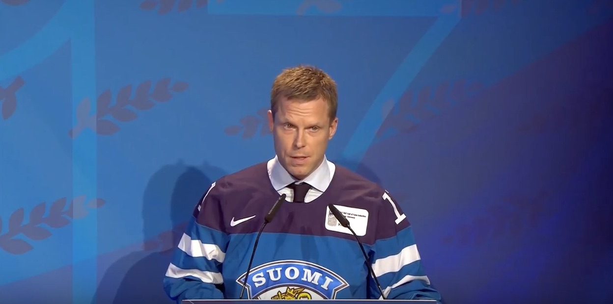Saku Koivu IIHF Hall of Fame / Laitataklaus.com Saku Koivu IIHF Hall of Fame / Laitataklaus.com