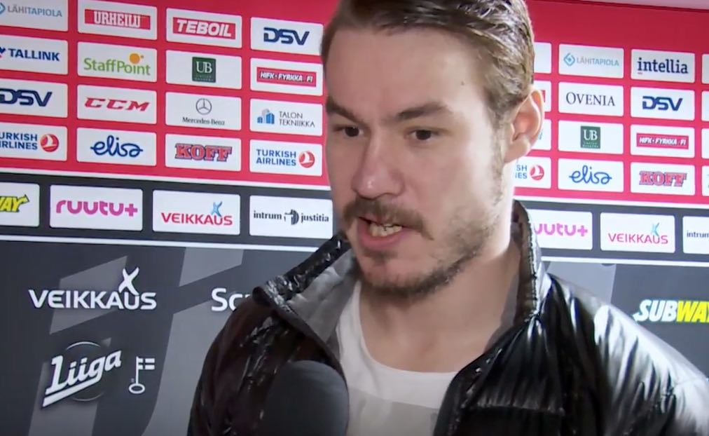 Joonas Järvinen palaa KHL:ään Joonas Järvinen teki loppukauden kattavan sopimuksen HIFK:n kanssa.