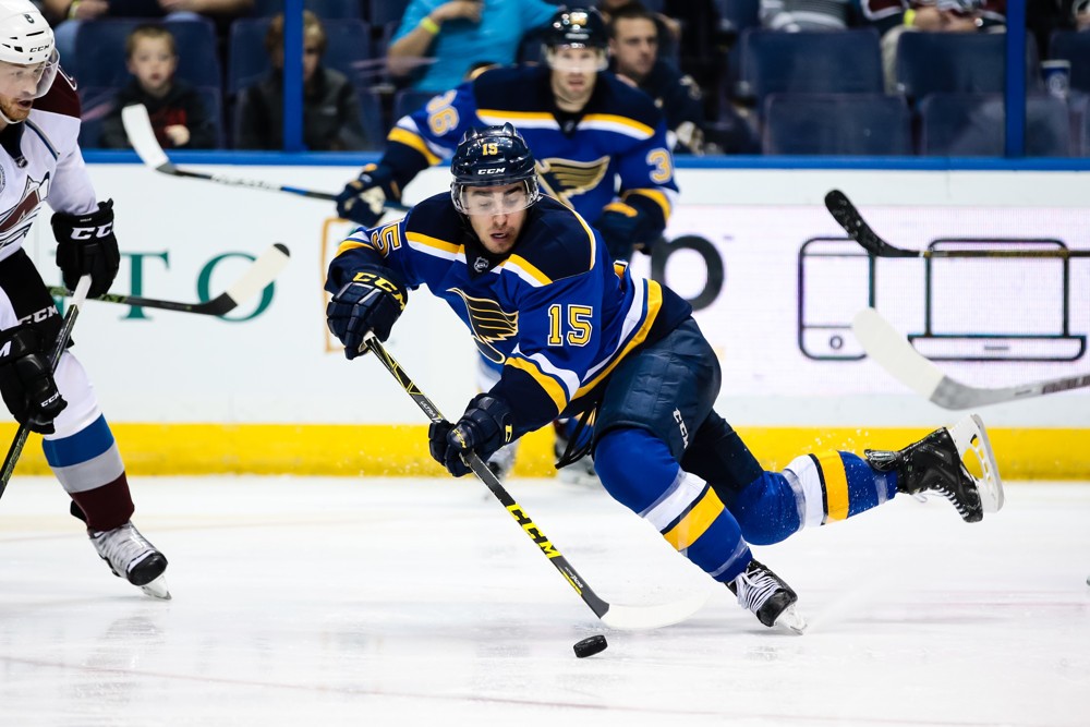 St. Louisin ykkösvaraus Robby Fabbri loukkaantui - kausi ohi St. Louisin ykkösvaraus Robby Fabbri loukkaantui - kausi ohi