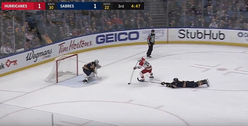Sebastian Aho | Laitataklaus.com Video: Sebastian Aho upotti tyylikkään voittomaalin Buffalon verkkoon
