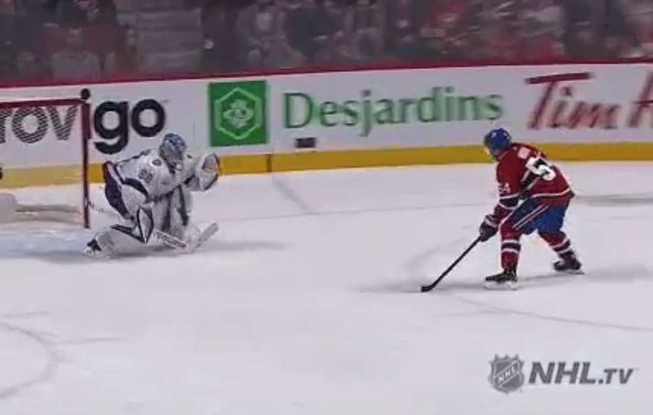Andrei Vasilevskiyn uskomaton torjunta Andrei Vasilevskiylta nähtiin viime yön ottelussa täysin mykistävä torjunta.
