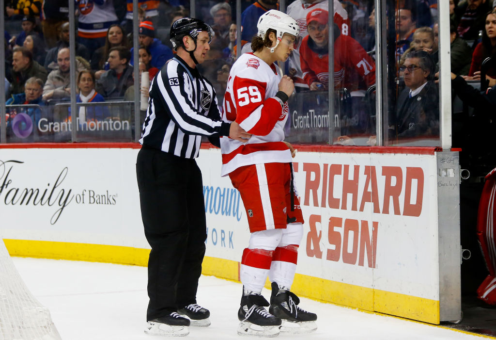 Tyler Bertuzzin jäähy maksoi isosti Detroit Red Wingsin Tyler Bertuzzin jäähy kävi todella kalliiksi.