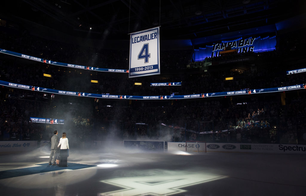 Vincent Lecavalierille kunnia Tampa Bay Lightning -legenda sai viime yönä Suomen aikaa ansaitsemansa kunnian.