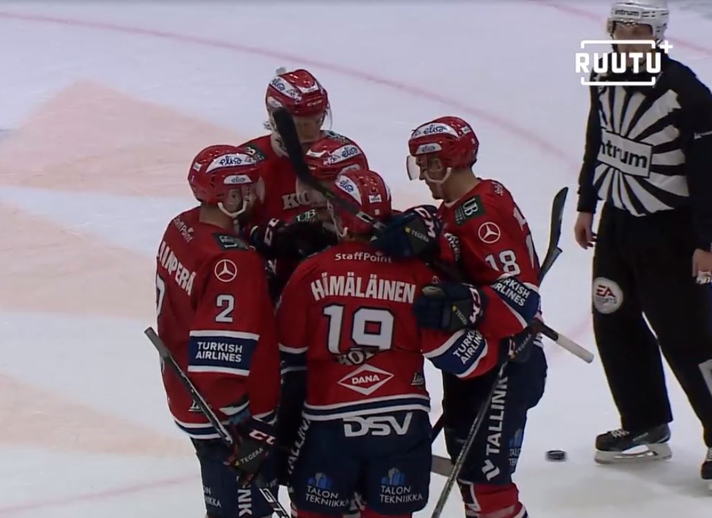 HIFK | Laitataklaus.com VIDEO: HIFK löylytti totaalisesti Jukureita - Teemu Eronen palasi terävänä
