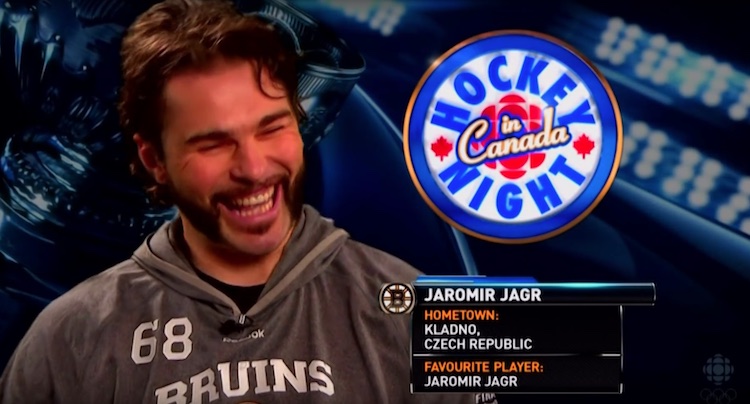 Jaromir Jagr haastattelussa Jaromir Jagr tunnetaan melkoisena huumoriveikkona sekä luonnonlapsena.