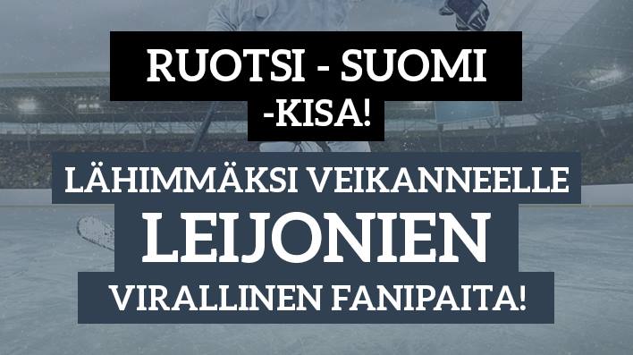 Ruotsi - Suomi -KISA! | Laitataklaus.com Ruotsi - Suomi -KISA! - lähimmäksi veikanneelle Leijonien virallinen fanipaita!