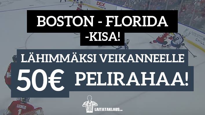 Boston Florida Kisa | Laitataklaus.com NHL Prime Time -KISA! Lähimmäksi veikanneelle 50€ pelirahaa