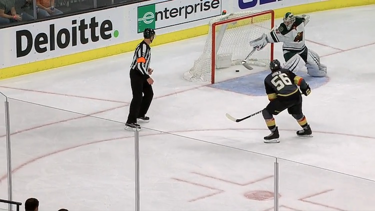 Erik Haula iski jälleen Erik Haula naulasi jo kauden 28. osumansa.