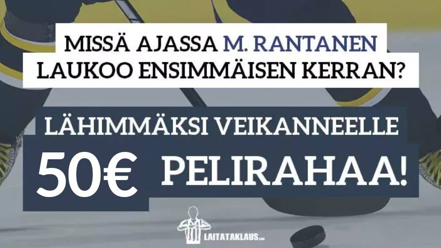 NHL kisa | Laitataklaus.com NHL Prime Time -KISA! Lähimmäksi veikanneelle 50€ pelirahaa