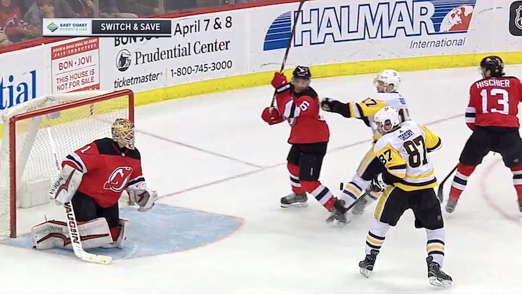 Sidney Crosby Sidney Crosby osui jälleen ilmasta.