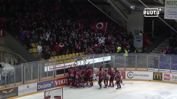 Ässät voitti Ässät jatkaa puolivälieriin, Pelicans tasoitti otteluvoitot SaiPaa vastaan.