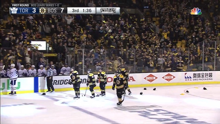 David Pastrnak hattutemppu David Pastrnak on iskenyt tämän kevään kahteen ensimmäiseen pudotuspeliotteluun tehot 4+5.
