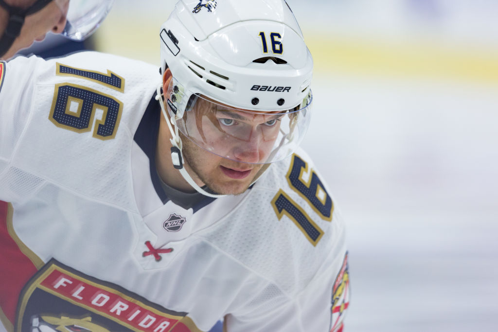 Getty NHL:n parhaat sopimukset Aleksander Barkov Aleksander Barkovilta nähtiin huikea kuitti kikkavideoiden tekijä Pavel Barberille.