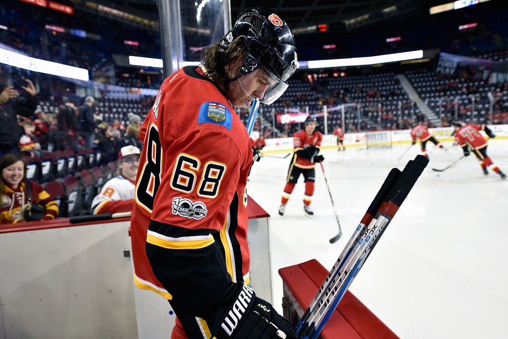 Nashville Predators v Calgary Flames Jaromir Jagr on yhä edelleen uskomattoman hyvässä kunnossa.