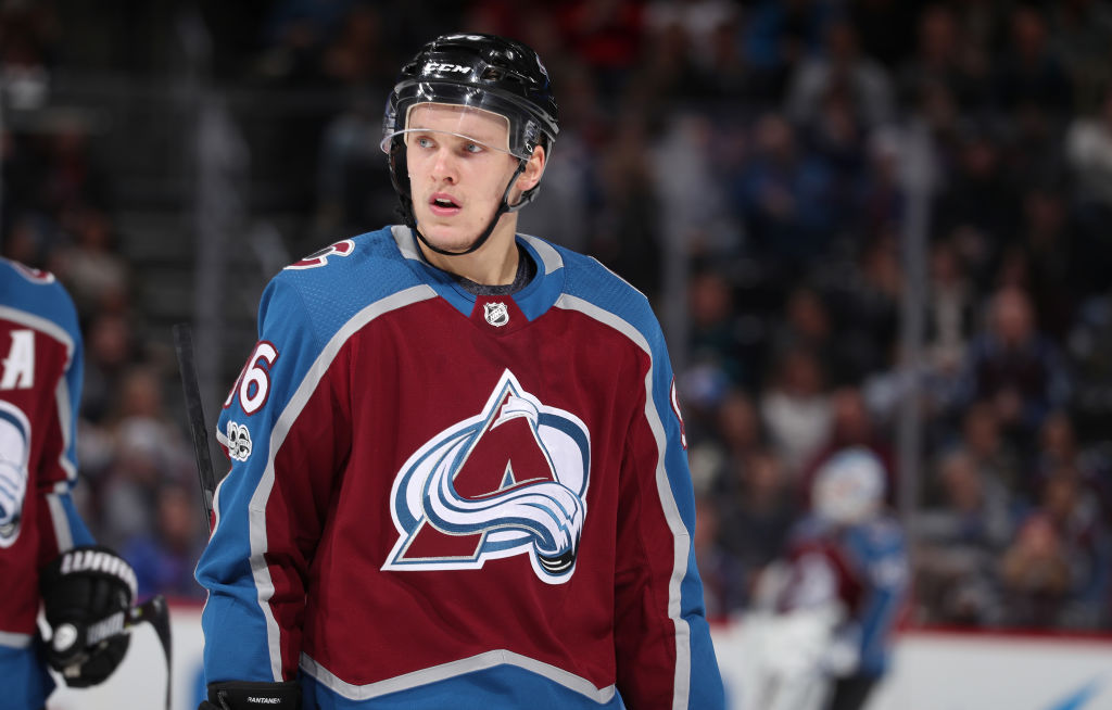 Getty Mikko Rantanen Mikko Rantanen tarjoili komean syötön Nathan MacKinnonin osumaan.