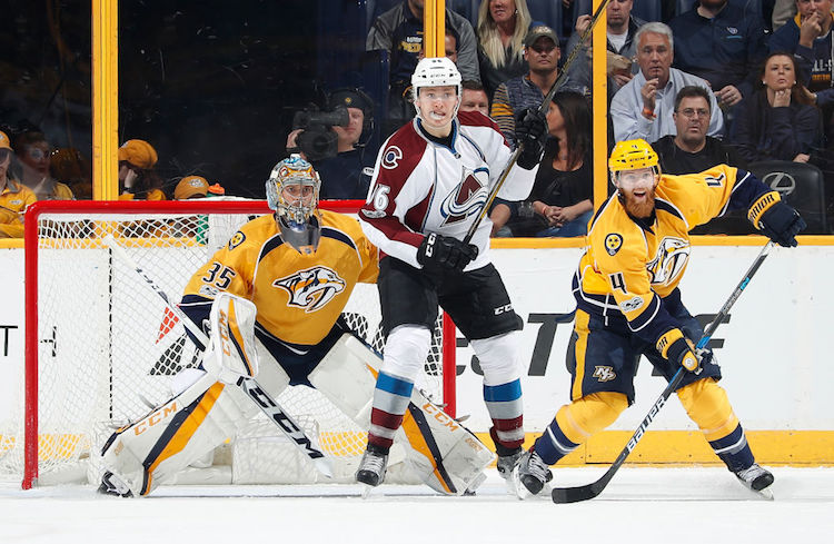 Getty Vedonlyöntivihjeet Pekka Rinne Mikko Rantanen Vedonlyöntivihjeet Nashville Predators vs. Colorado Avalanche.