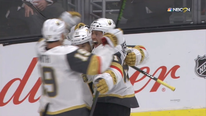 Golden Knights Vegas Golden Knights on enää vain voiton päässä Läntisen konferenssin semifinaaleista.