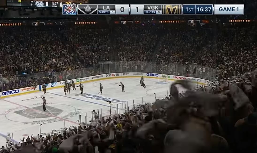 Golden Knights | Laitataklaus.com VIDEO: Vegas Golden Knights voittoon seuran ensimmäisessä playoff-pelissä