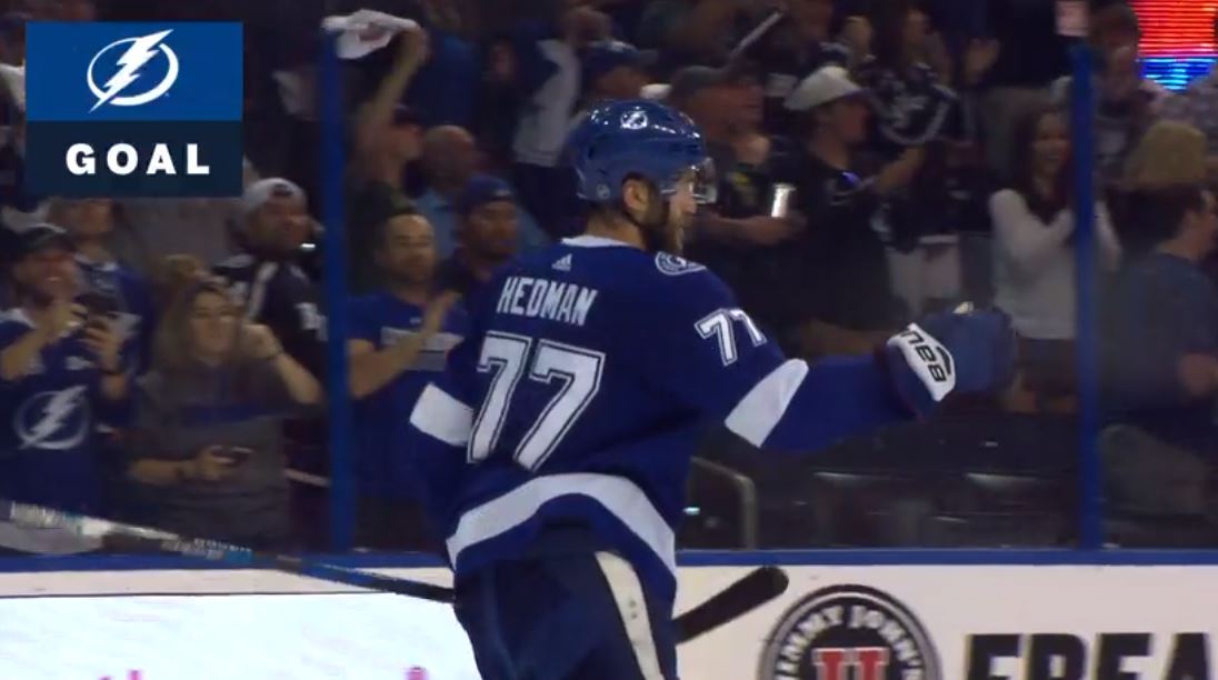 Victor Hedman | Laitataklaus.com VIDEO: Tampa Bayn Victor Hedman maalasi tyhjiin jäätävällä tavalla!