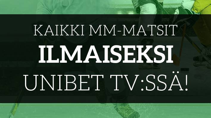 Kaikki MM-pelit ilmaiseksi Unibet Kiitos Unibetin, näet kaikki MM-pelit ilmaiseksi.