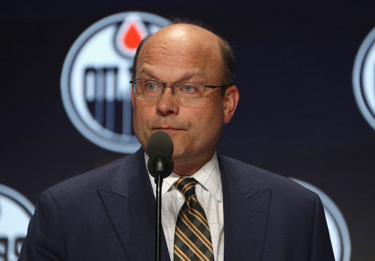 Getty Peter Chiarelli sai potkut Peter Chiarelli (kuvassa) sekä Ron Hextall ovat käyneet Minnesota Wildin haastateltavana.