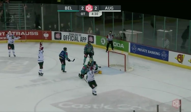 Augsburg teki hienon maalin Augsburger Panther näytti eilen, miten jatkoajat pitäisi ratkaista aukottoman joukkuepelin avulla!