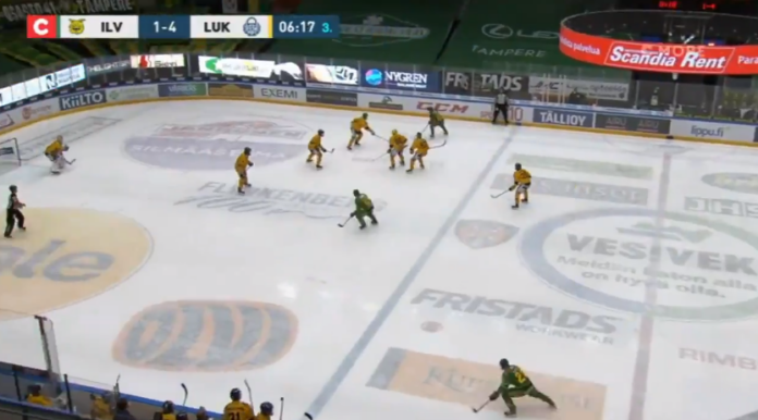 lukko pelaa kuudella