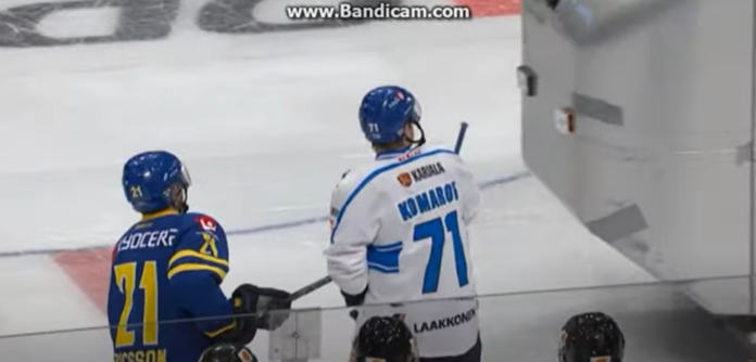 komarov on jäädä zambonin alle